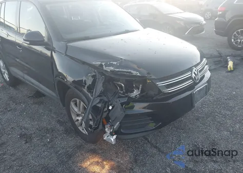 2014 Volkswagen Tiguan S из США, поврежденный, VIN WVGAV3AX4EW510547